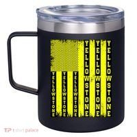 Yellowstone National Park Flag 12oz Stainless Steel Coffee Mug thumb 2