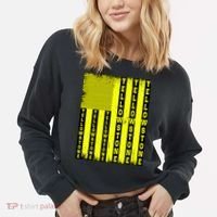 Yellowstone National Park Flag Cropped Pullover Crew thumb 2