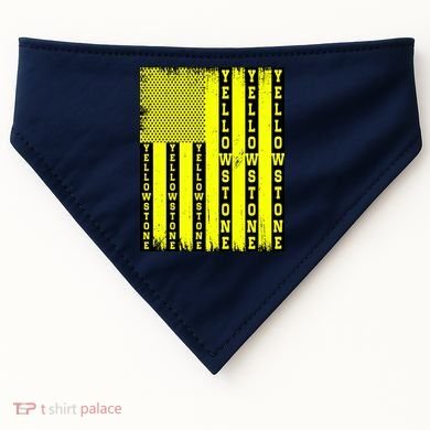 Yellowstone National Park Flag USA-Made Doggie Bandana