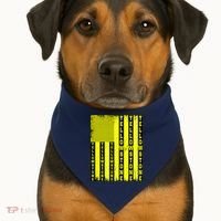 Yellowstone National Park Flag USA-Made Doggie Bandana thumb 1
