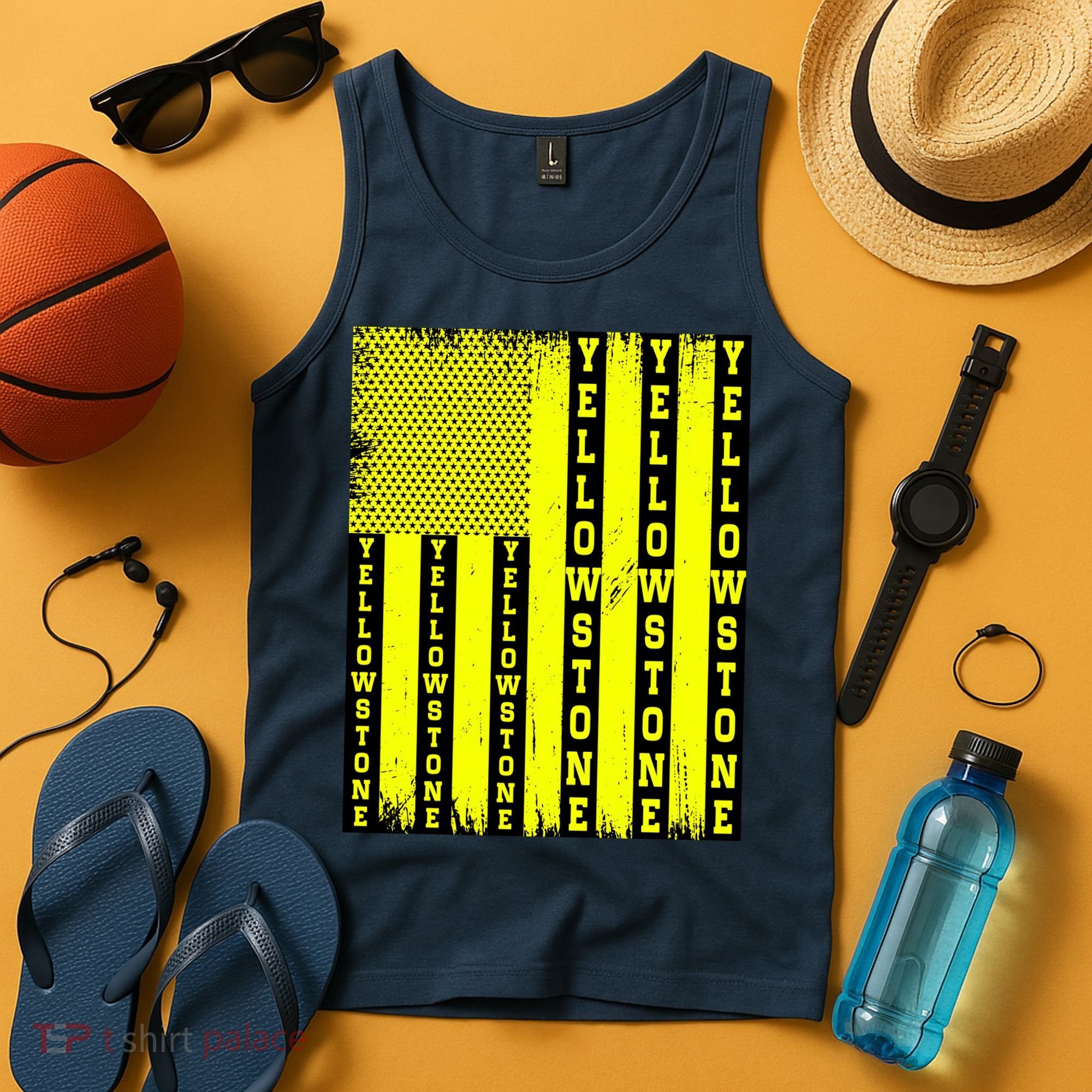 Yellowstone National Park Flag Tank Top
