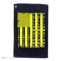 Yellowstone National Park Flag Golf Towel thumb 0