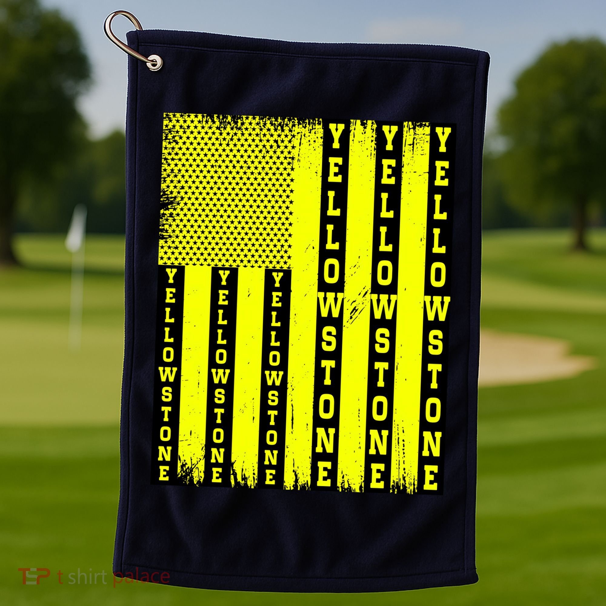 Yellowstone National Park Flag Golf Towel