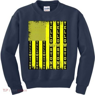 Yellowstone National Park Flag Kids Sweatshirt