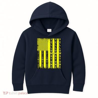Yellowstone National Park Flag Kids Hoodie
