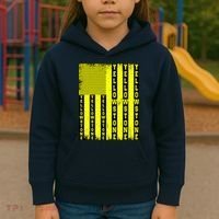 Yellowstone National Park Flag Kids Hoodie thumb 3