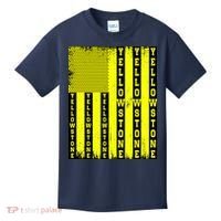 Yellowstone National Park Flag Kids T-Shirt thumb 0