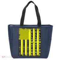 Yellowstone National Park Flag Tote Bag thumb 0