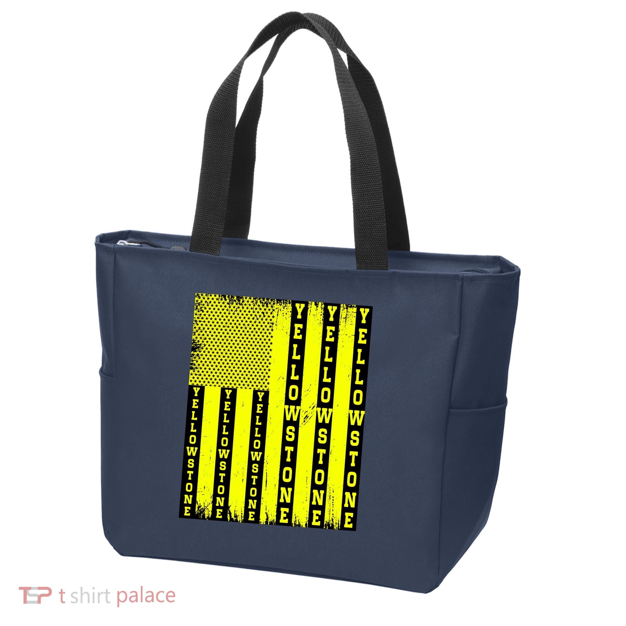 Yellowstone National Park Flag Tote Bag