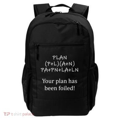 Your Plan Has Been Foiled Funny Math Backpack
