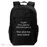 Your Plan Has Been Foiled Funny Math Backpack thumb 0