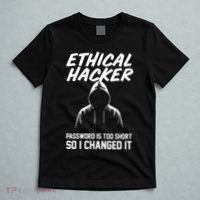 Your Password Is Too Short Ethical Hacker Funny Online T-Shirt thumb 5