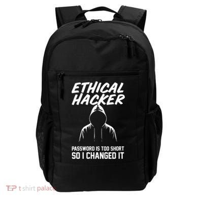 Your Password Is Too Short Ethical Hacker Funny Online Backpack