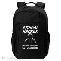 Your Password Is Too Short Ethical Hacker Funny Online Backpack thumb 0