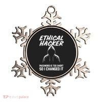 Your Password Is Too Short Ethical Hacker Funny Online Ornament thumb 0