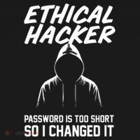 Your Password Is Too Short Ethical Hacker Funny Online Visor thumb 3