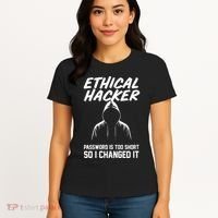 Your Password Is Too Short Ethical Hacker Funny Online Women's T-Shirt thumb 4