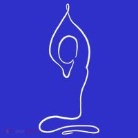 Yoga Position One Line Art Pilates Namaste Asana Buddhism Cool Gift Women's Tank Top thumb 5