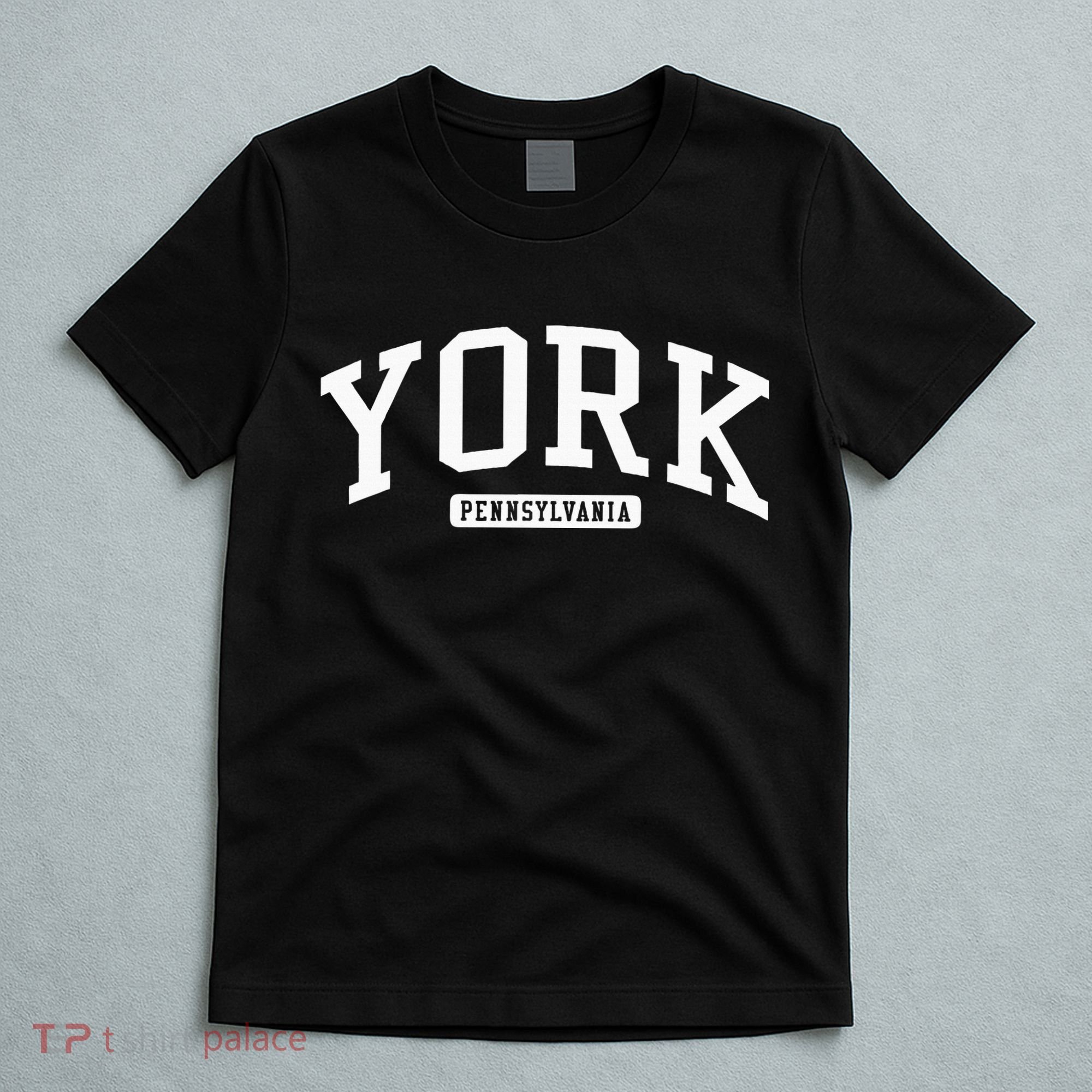 York Pennsylvania Pa College University Style T-Shirt