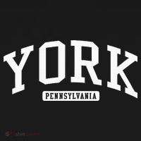 York Pennsylvania Pa College University Style T-Shirt thumb 7