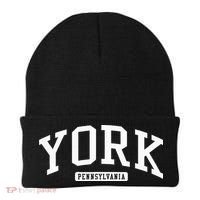 York Pennsylvania Pa College University Style Beanie thumb 0