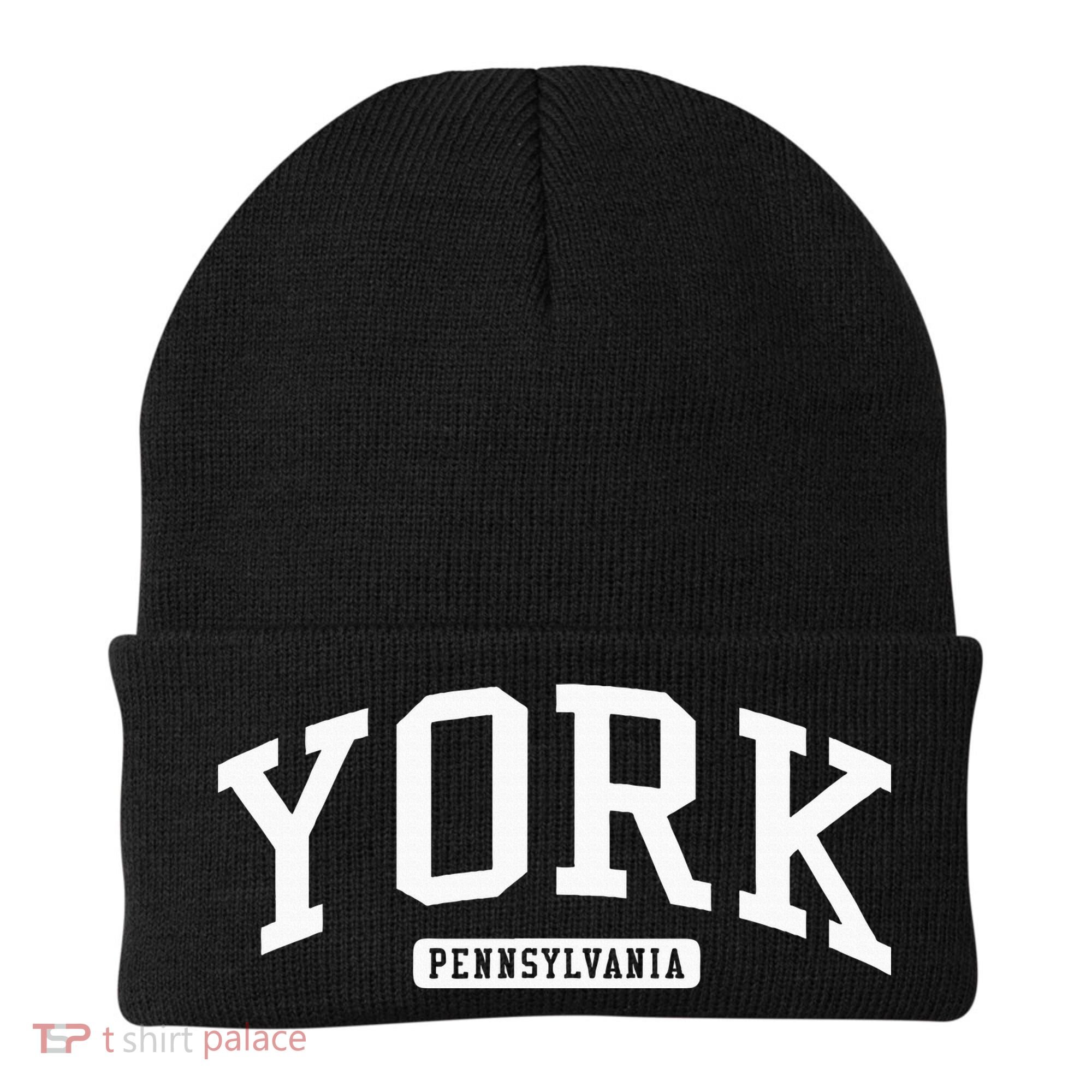 York Pennsylvania Pa College University Style Beanie