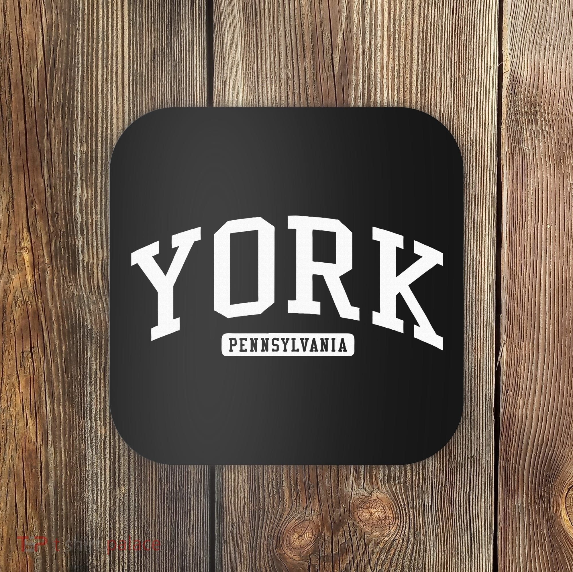 York Pennsylvania Pa College University Style Coaster