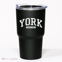 York Pennsylvania Pa College University Style Tumbler thumb 0
