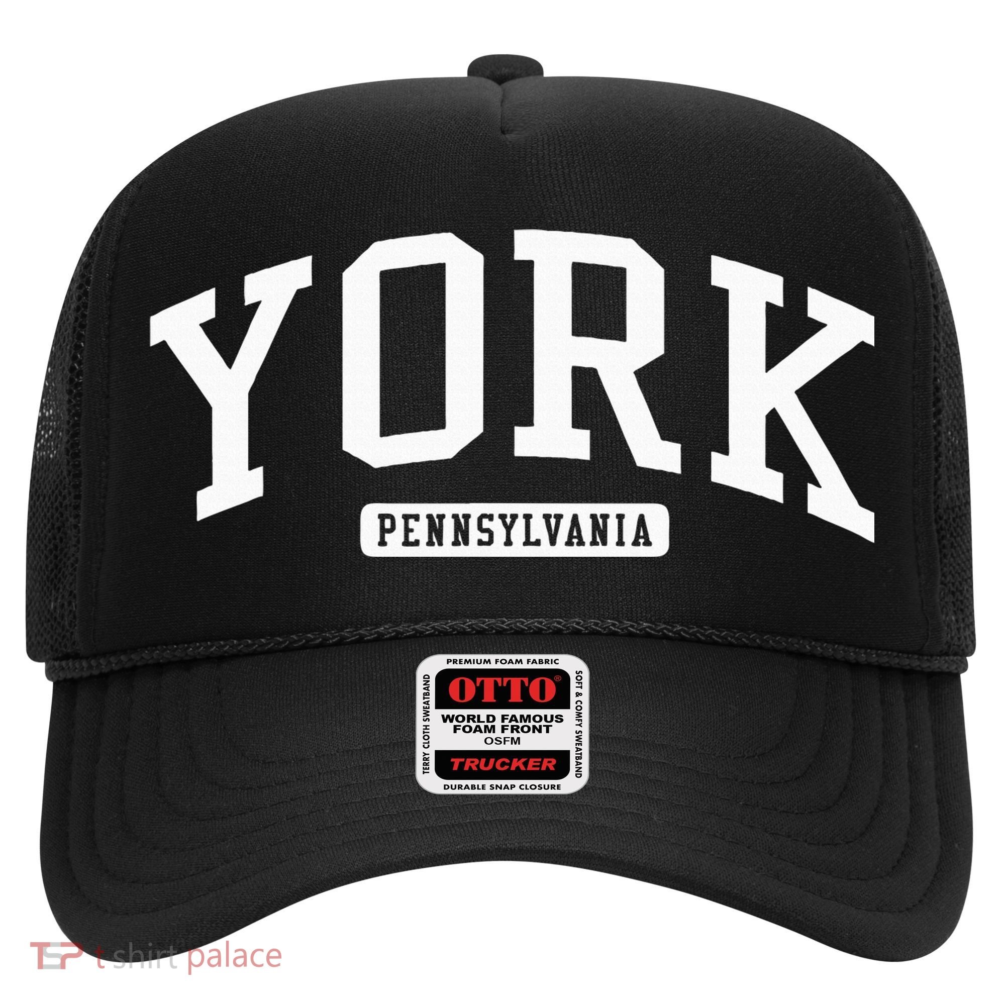 York Pennsylvania Pa College University Style Hat