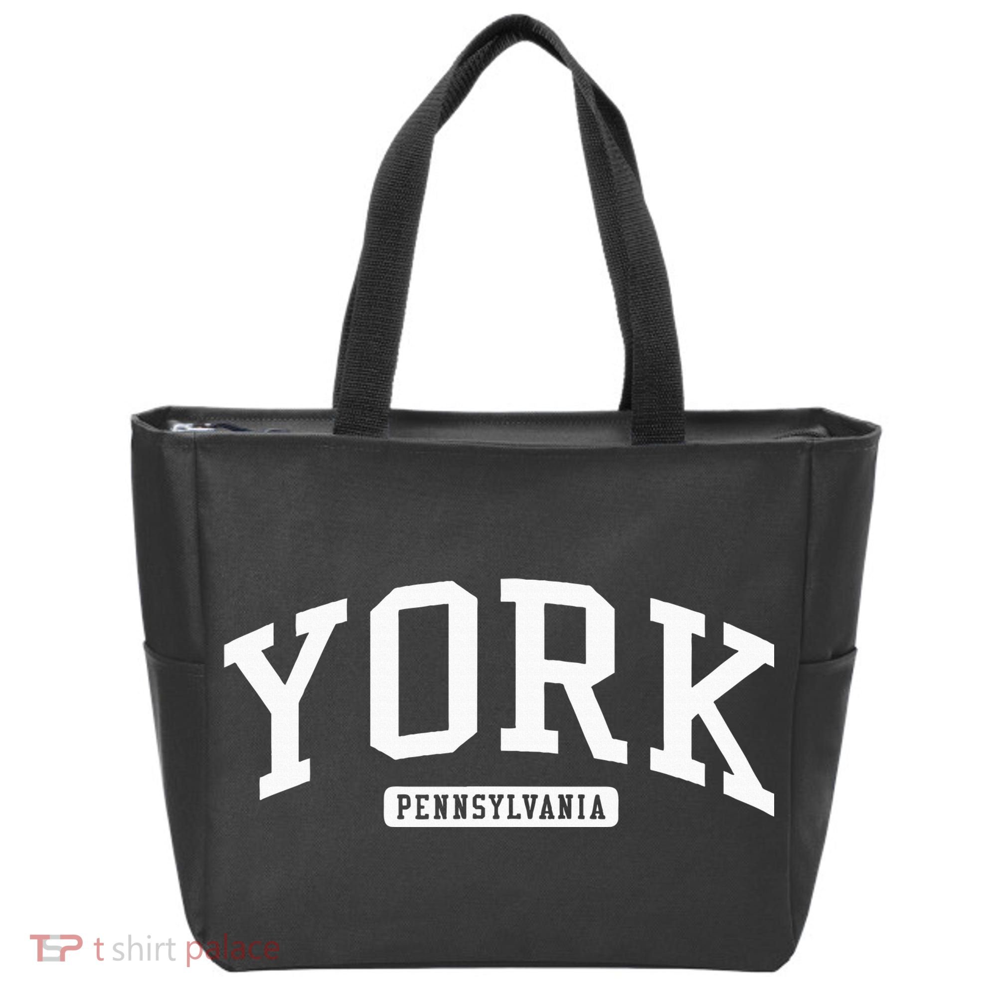 York Pennsylvania Pa College University Style Tote Bag