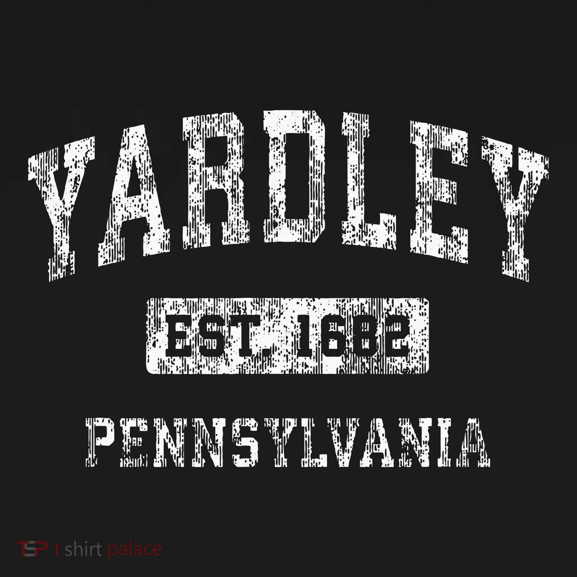 Yardley Pennsylvania Pa Vintage Established Sports T-Shirt