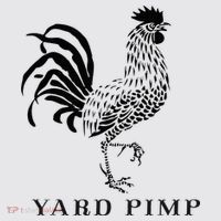 Yard Pimp Rooster King of the Barnyard Womens Funnel Neck Pullover Hood thumb 2