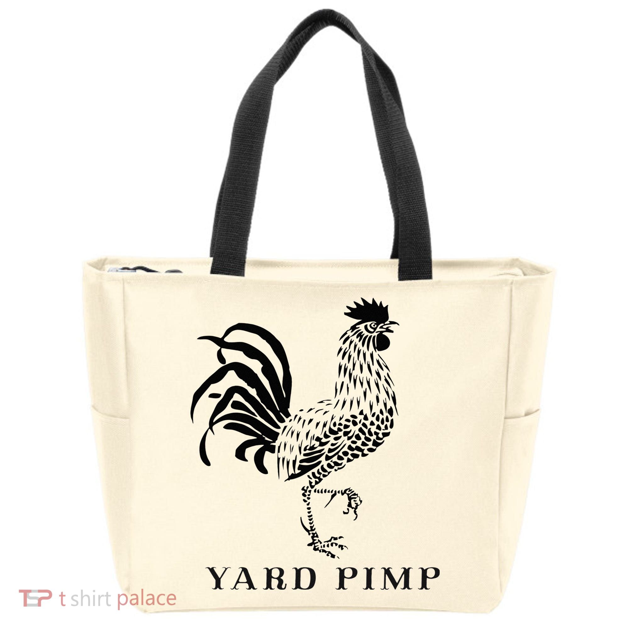 Yard Pimp Rooster King of the Barnyard Tote Bag