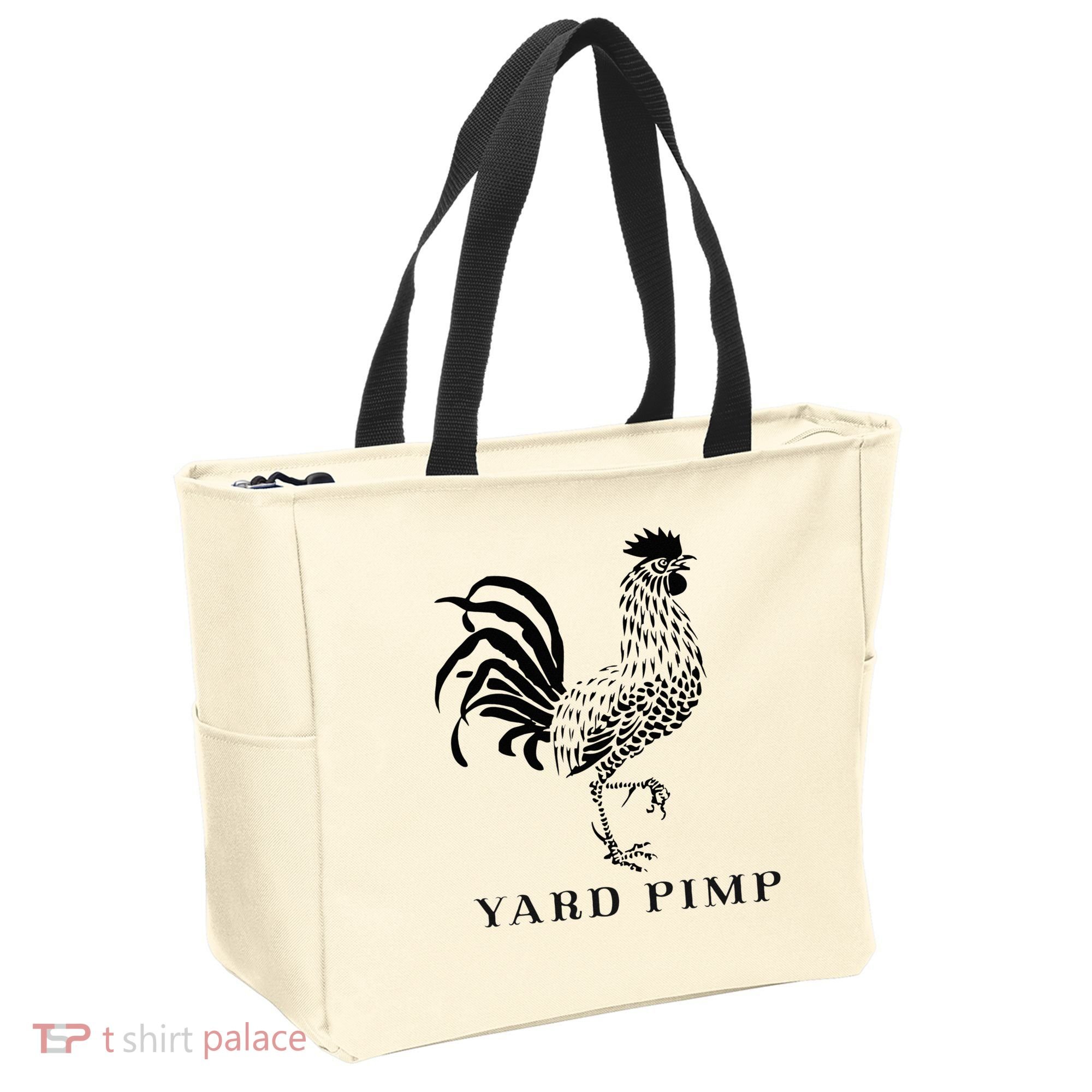 Yard Pimp Rooster King of the Barnyard Tote Bag