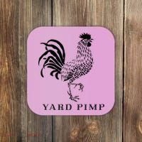Yard Pimp Rooster King of the Barnyard Coaster thumb 0