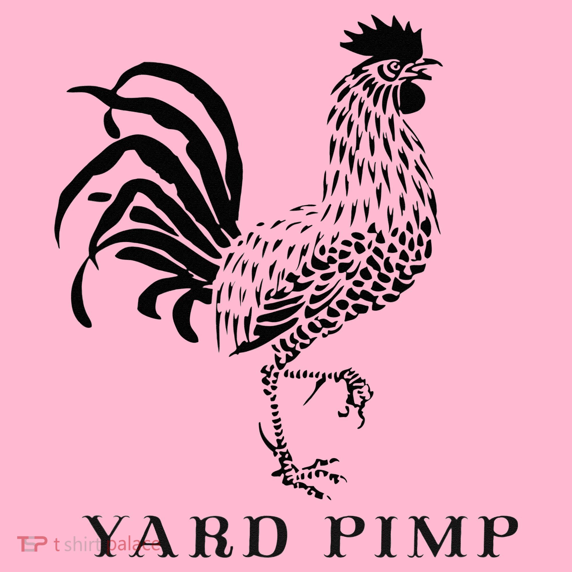 Yard Pimp Rooster King of the Barnyard Coaster