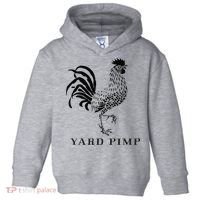 Yard Pimp Rooster King of the Barnyard Toddler Hoodie thumb 0