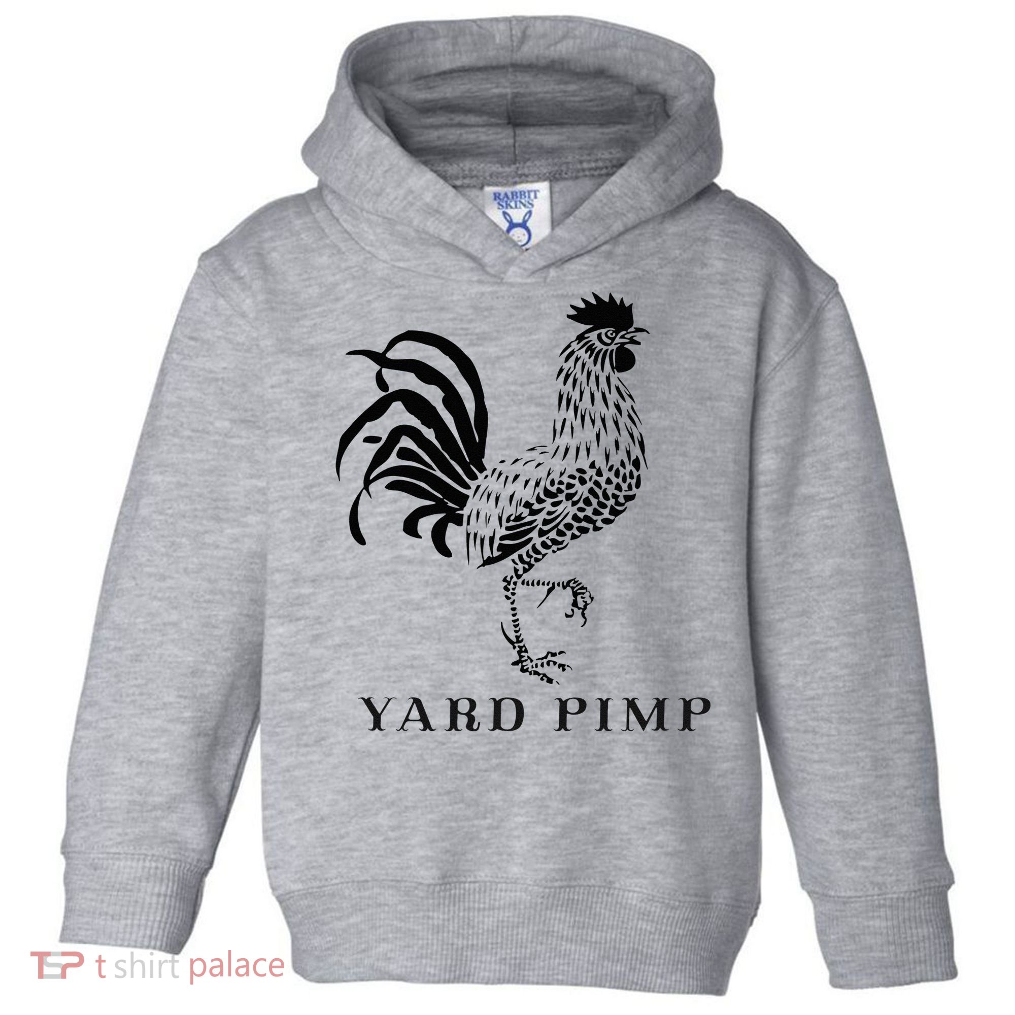 Yard Pimp Rooster King of the Barnyard Toddler Hoodie