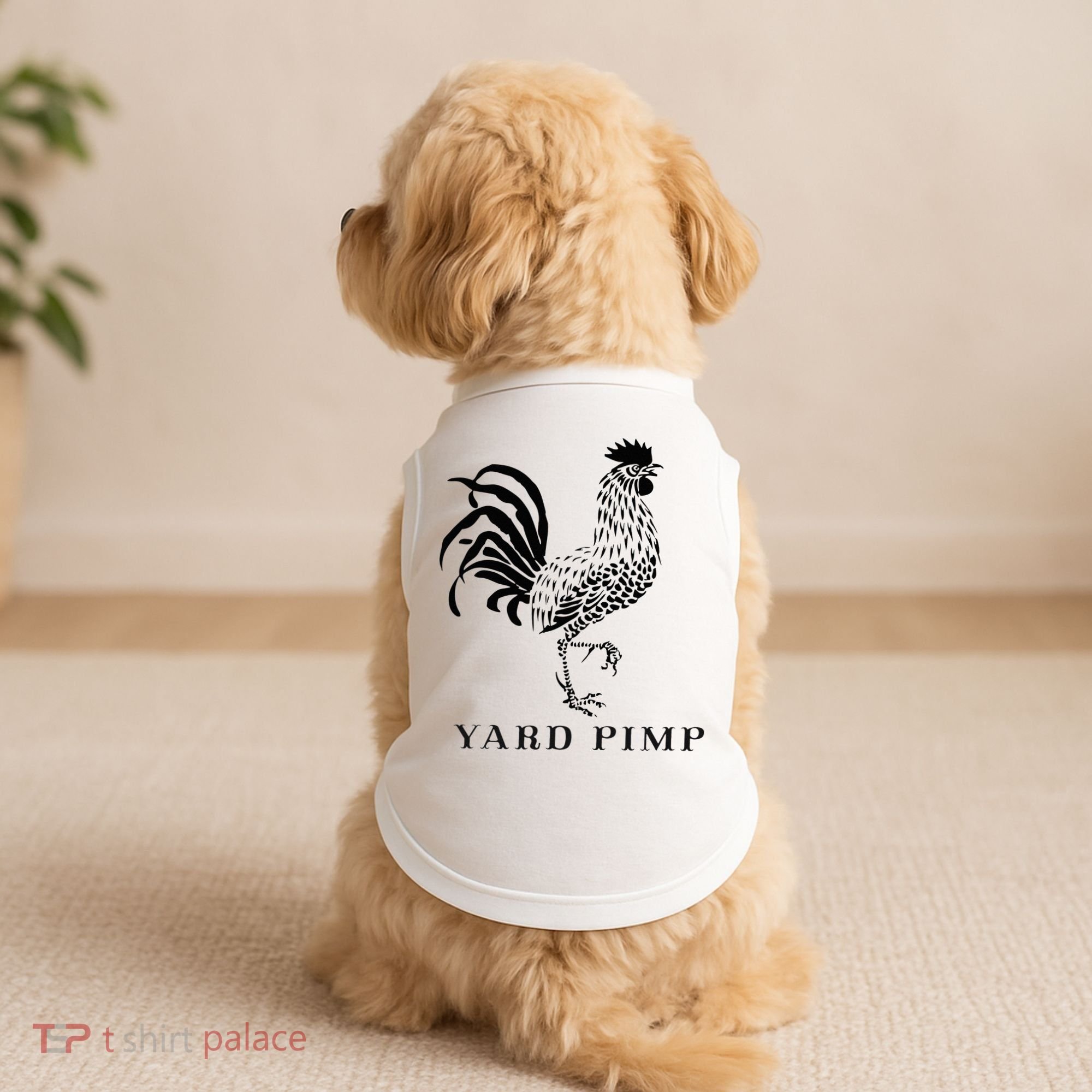 Yard Pimp Rooster King of the Barnyard Doggie Tank