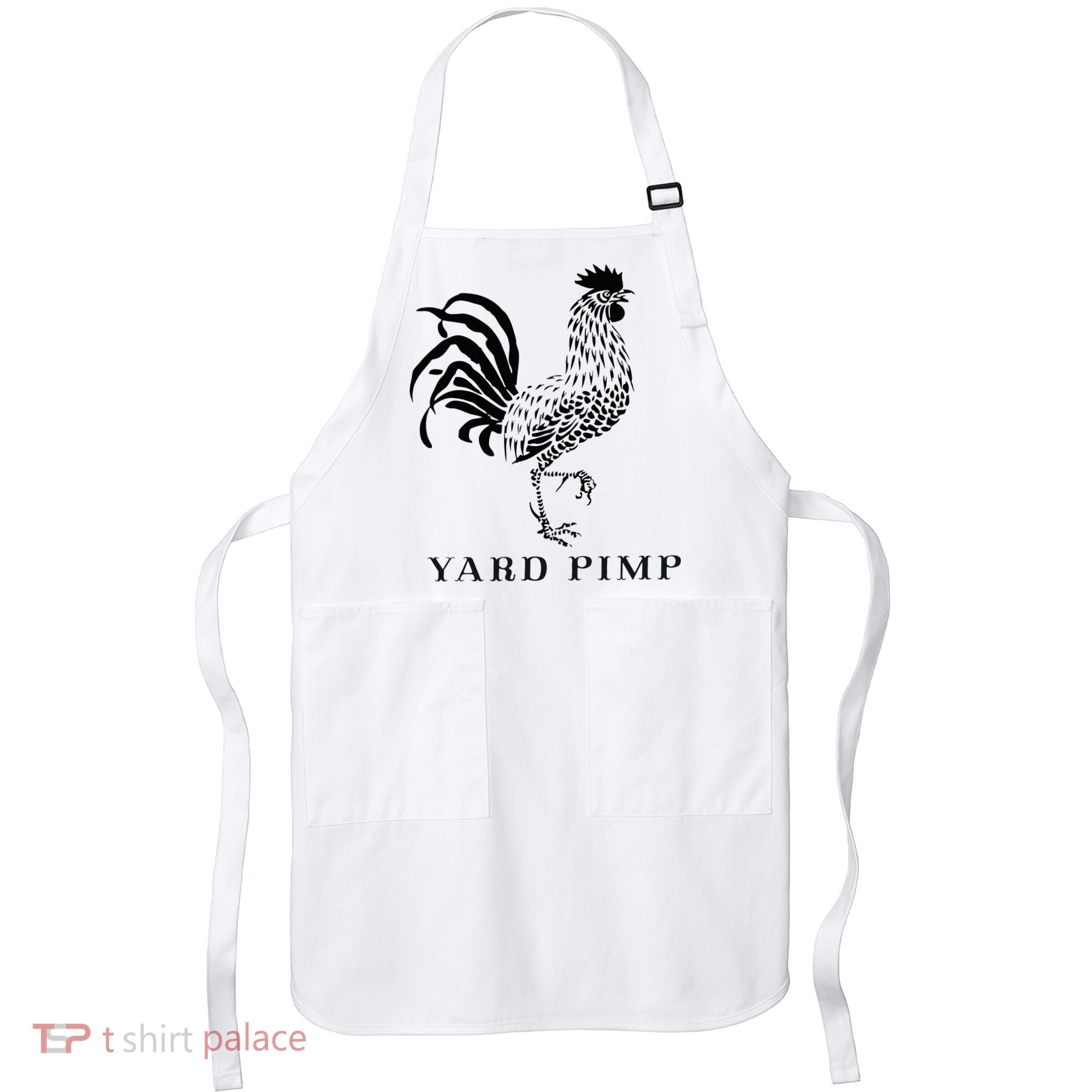 Yard Pimp Rooster King of the Barnyard Apron