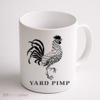 Yard Pimp Rooster King of the Barnyard Coffee Mug thumb 1