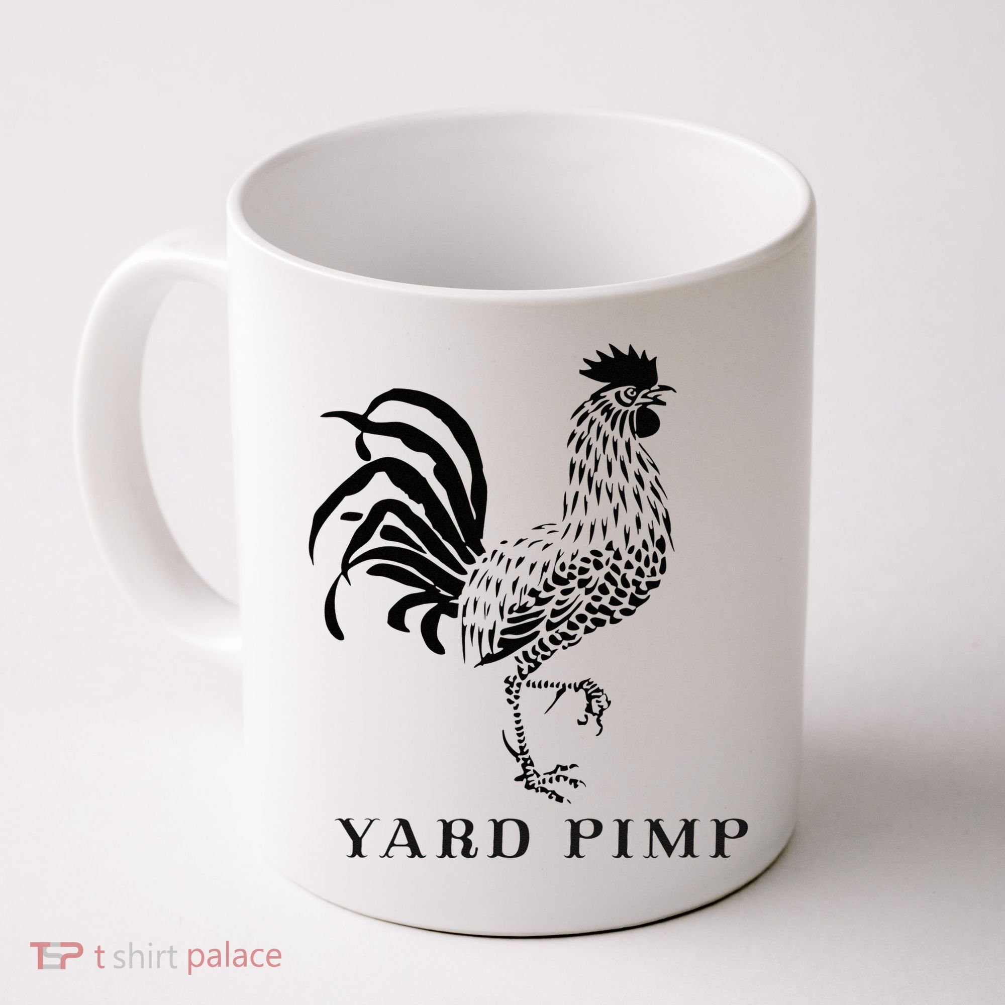 Yard Pimp Rooster King of the Barnyard Coffee Mug