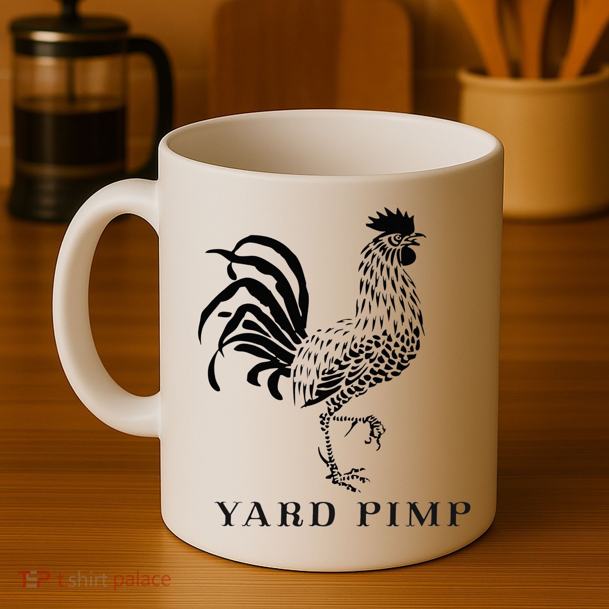 Yard Pimp Rooster King of the Barnyard Coffee Mug