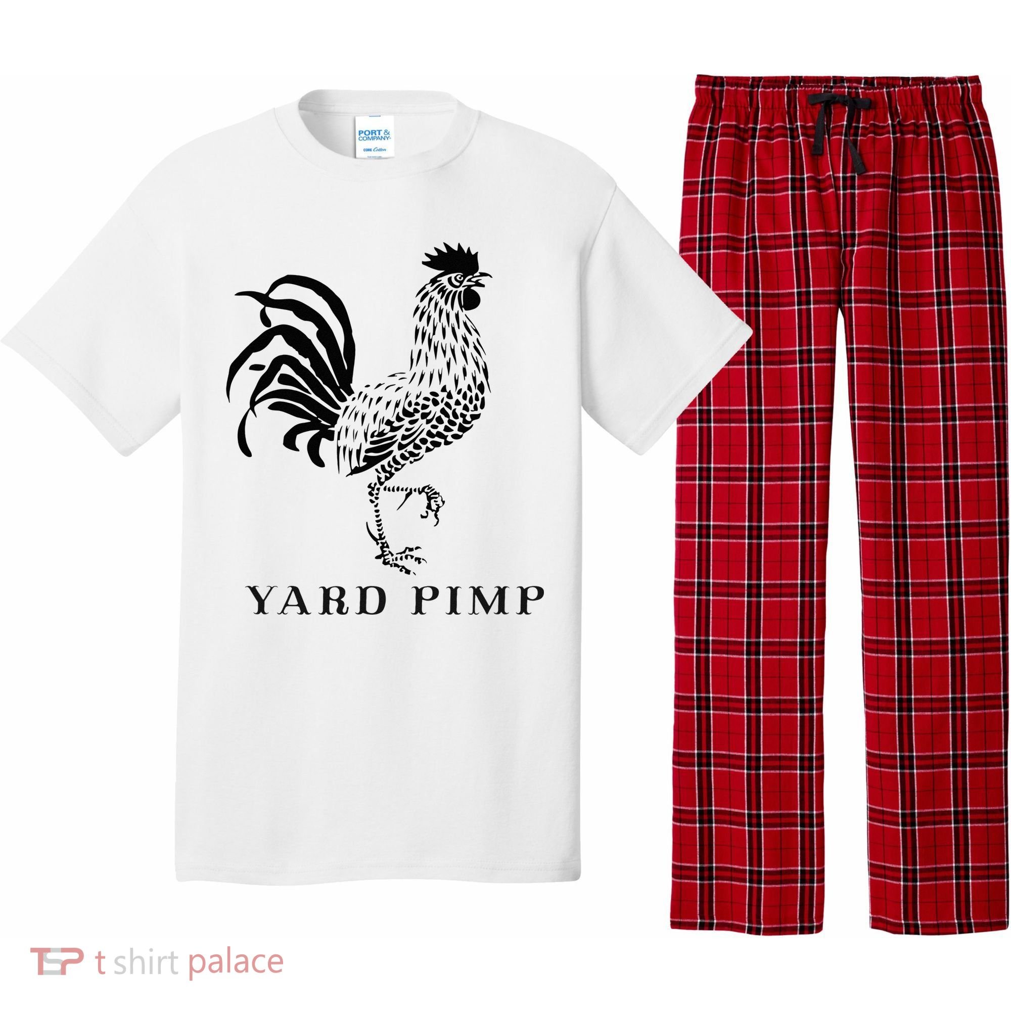 Yard Pimp Rooster King of the Barnyard Pajama Set