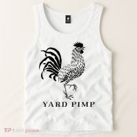 Yard Pimp Rooster King of the Barnyard Tank Top thumb 2