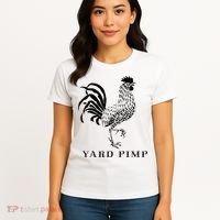 Yard Pimp Rooster King of the Barnyard Women's T-Shirt thumb 4