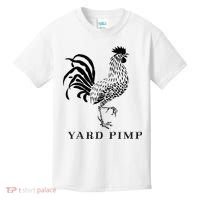 Yard Pimp Rooster King of the Barnyard Kids T-Shirt thumb 0