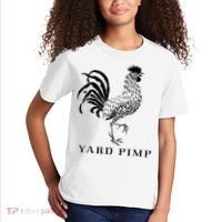 Yard Pimp Rooster King of the Barnyard Kids T-Shirt thumb 2