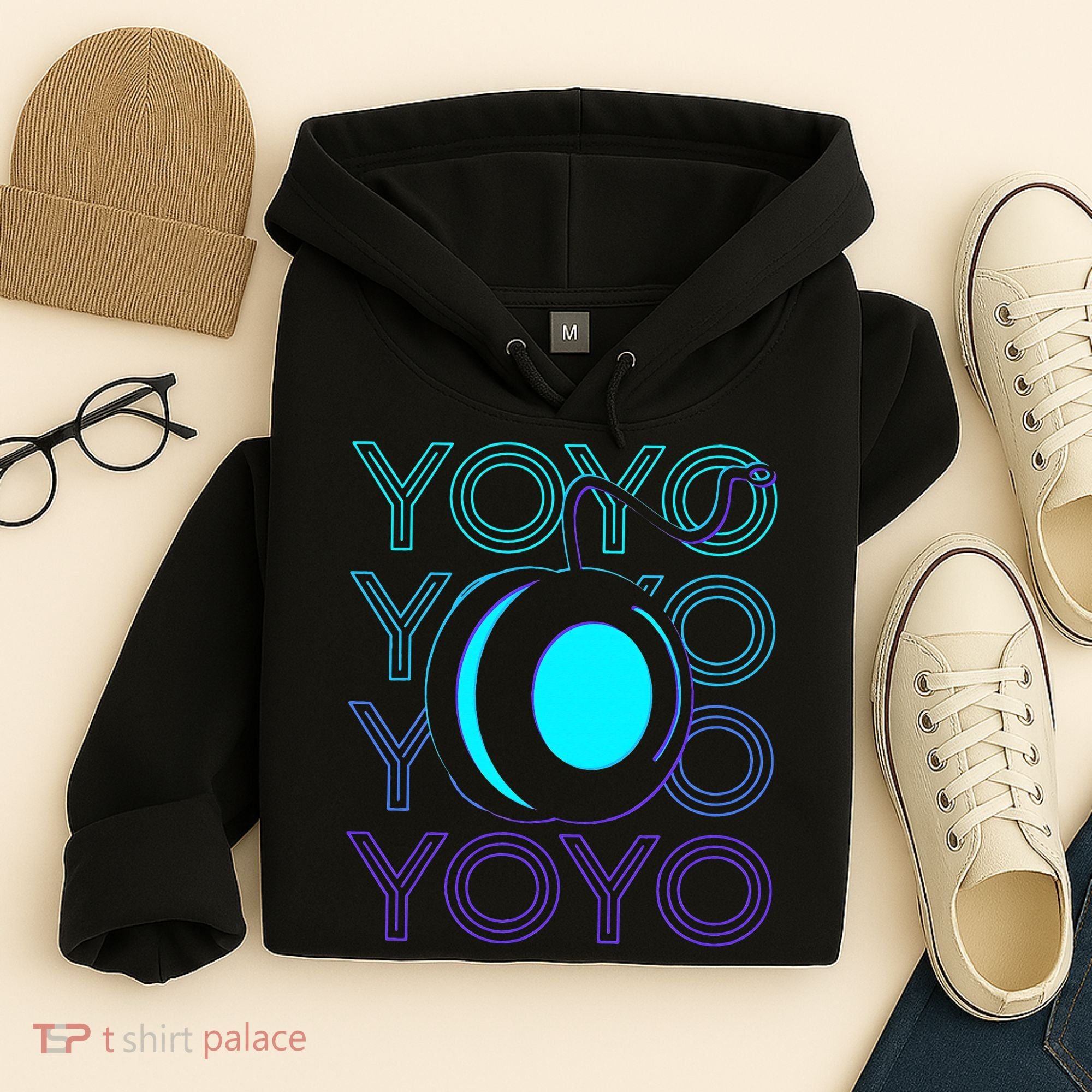 Yoyo Player Retro Hoodie