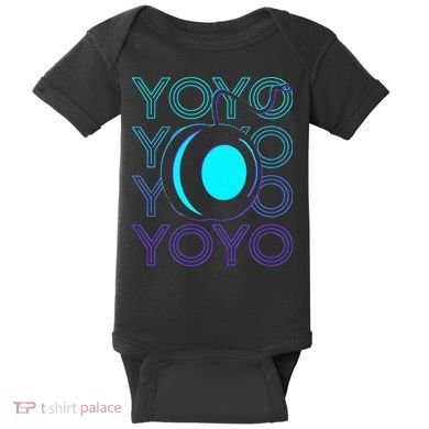 Yoyo Player Retro Baby Bodysuit